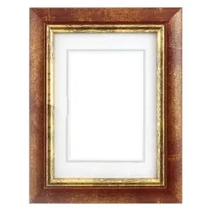 Ramka drewniana Icar DRZ C 5 Mahoń, 15x21cm